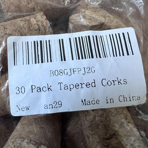 27 Pack Tapered Corks Bottle Stoppers Natural Cork Craft DIY Supplies - Picture 3 of 5